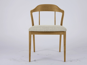 UN48-T - Beech chair with integrated cushion by Tarocco Vaccari Group - view 2